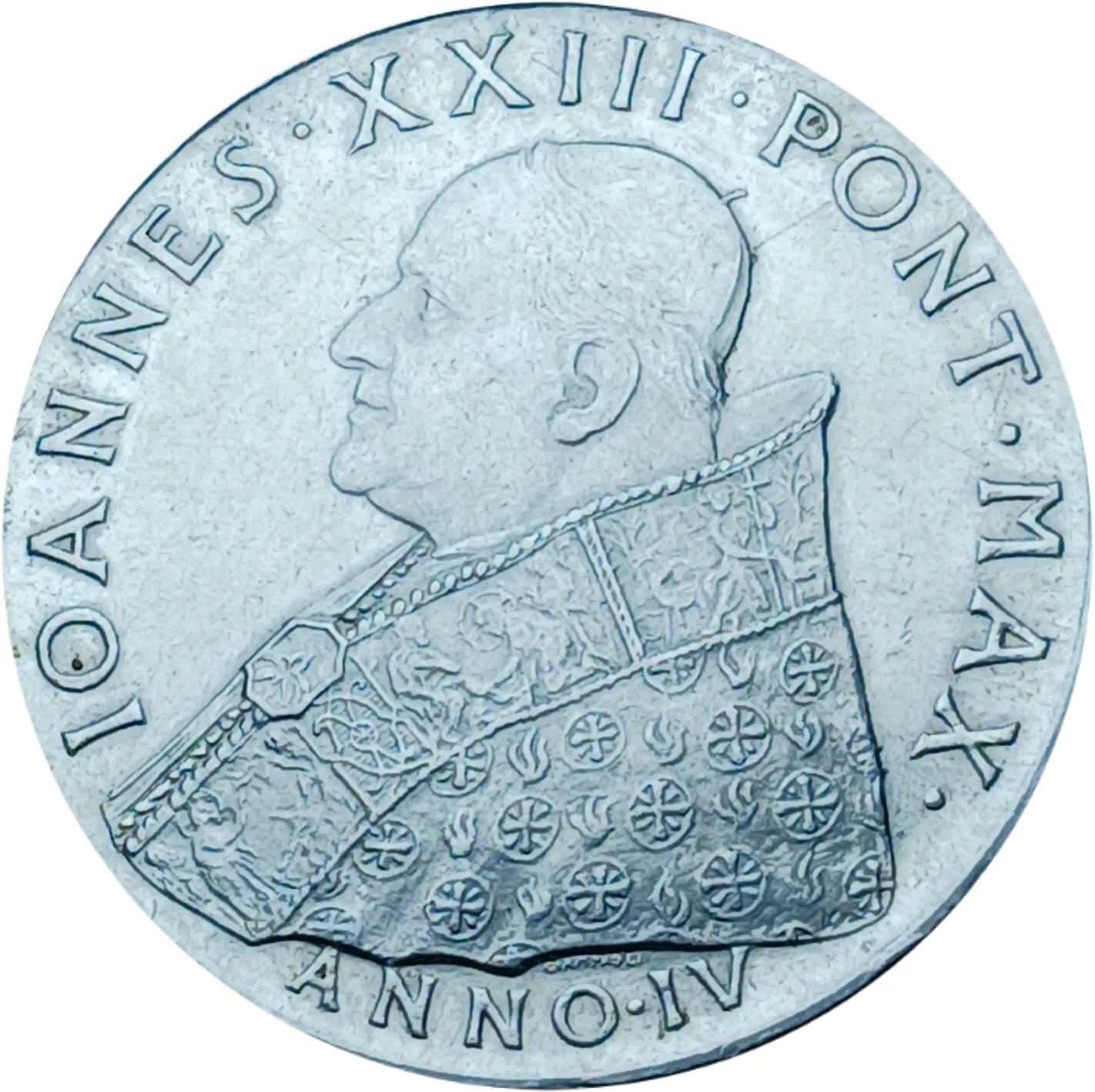 سکه واتیکان 100 لیر واتیکان 1962